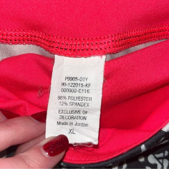 C9 Champion Black / White Patterned Leggings Size XL - Picture 7 of 11